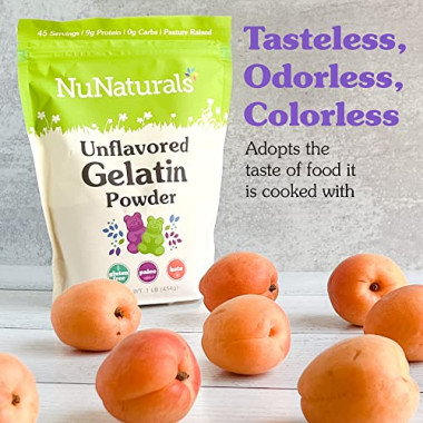 NuNaturals Gelicious Unflavored Gelatin - B01IE65OI4
