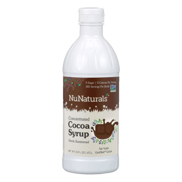 NuNaturals NuStevia Cocoa Syrup - B00K7RH4SC