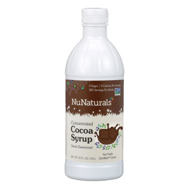 NuNaturals NuStevia Cocoa Syrup - B00K7RH4SC