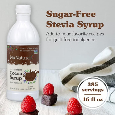 NuNaturals NuStevia Cocoa Syrup - B00K7RH4SC