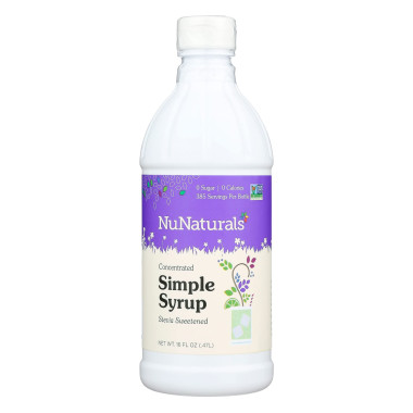NuNaturals NuStevia Simple Syrup - B00K8TQFCU