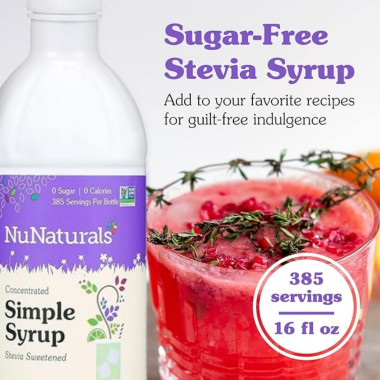 NuNaturals NuStevia Simple Syrup - B00K8TQFCU