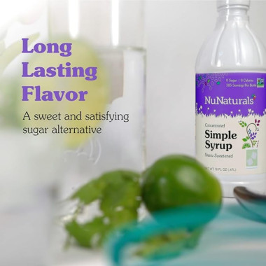 NuNaturals NuStevia Simple Syrup - B00K8TQFCU