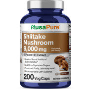 NusaPure Shiitake Healthy Cardiovascular Support - B078X18XPR