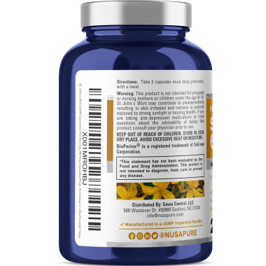 NusaPure St. John's Wort Supports Nervus System Health - B077L3PF94