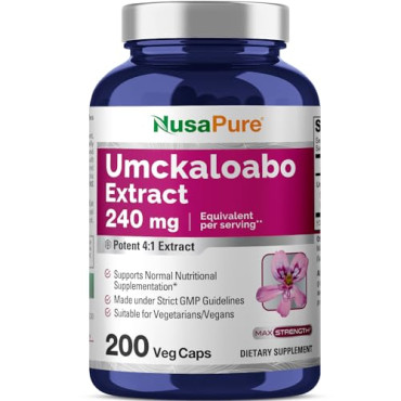 NusaPure Umckaloabo Extract Pelargonium Sidoides - B078XKN285