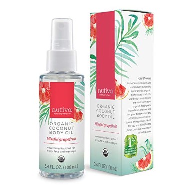 Nutiva Organic Coconut Body Oil - B07GRPZD87