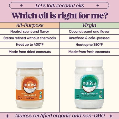 Nutiva Organic Coconut Oil Virgin - B004NTCE1M