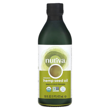 Nutiva Organic Hemp Oil Cold Pressed - B00KO93FHW
