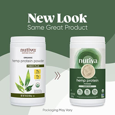 Nutiva Organic Hemp Protein Hi-Fiber - B0054RRX9U