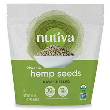 Nutiva Organic Hemp Seed Raw Shelled - B00B42KQ8O