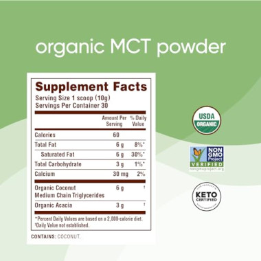 Nutiva Organic MCT Powder - B07CW2V84C