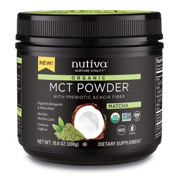 Nutiva Organic MCT Powder Matcha - B07JZS61N2