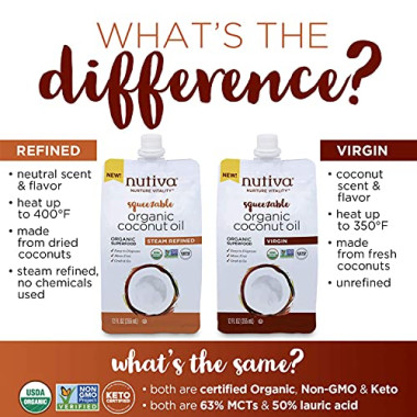 Nutiva Organic Squeezable Virgin Coconut Oil - B07PR2F561