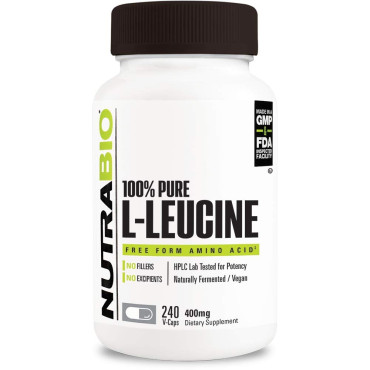 NutraBio Pure L-Leucine - B00OTTC6D2