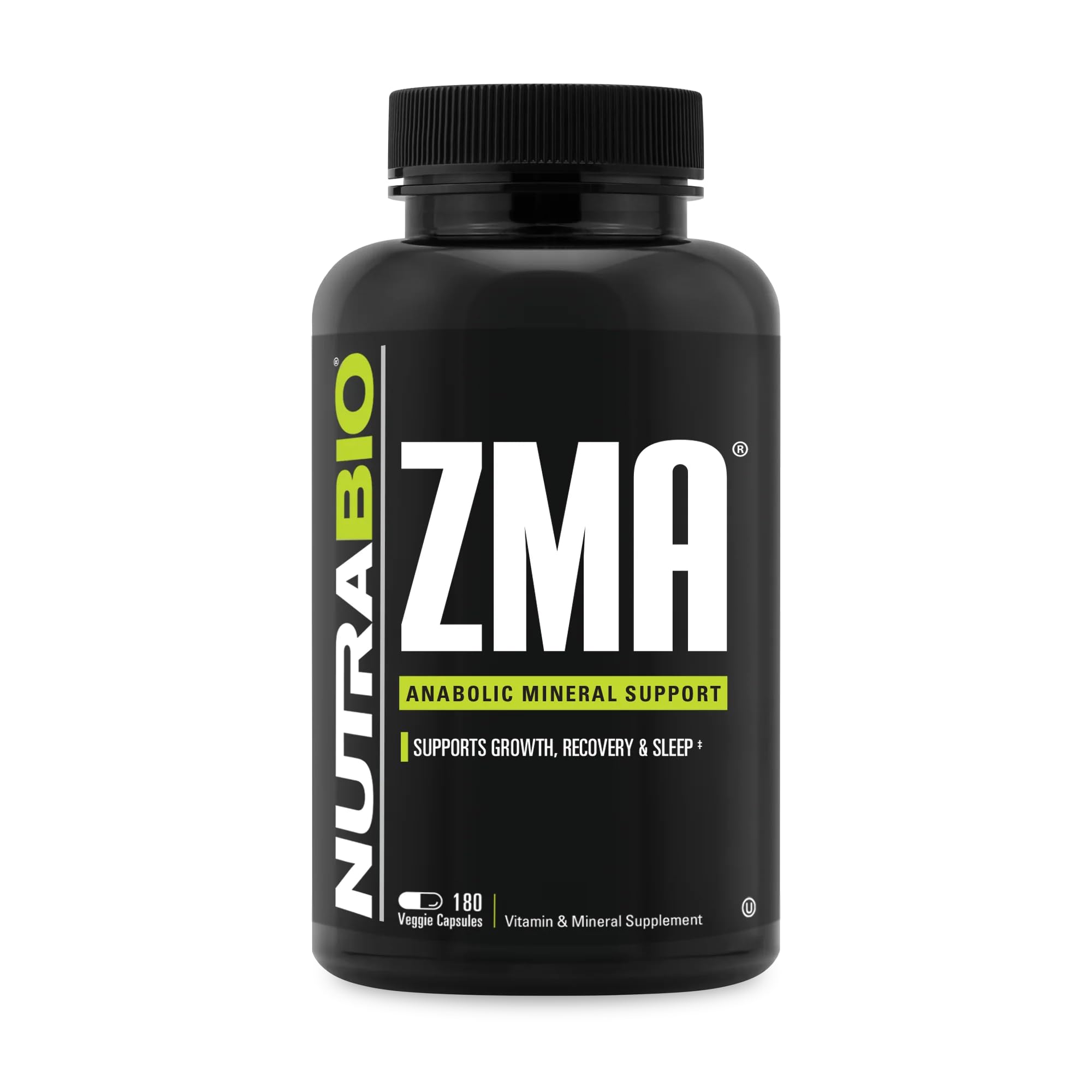 NutraBio ZMA Anabolic Mineral Support