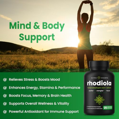 NutraChamps Rhodiola Siberian Adaptogen - B01NANEVDI