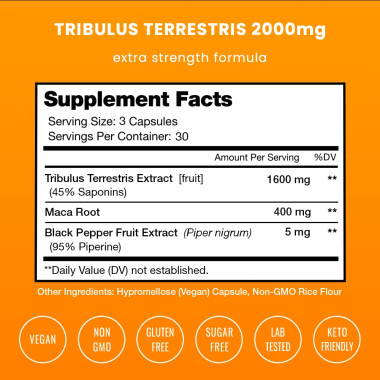 NutraChamps Tribulus Terrestris for Men & Women - B07Q2H71S5