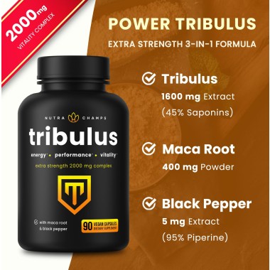 NutraChamps Tribulus Terrestris for Men & Women - B07Q2H71S5