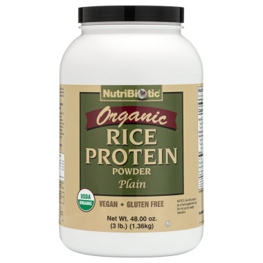 NutriBiotic Raw Organic Rice Protein Plain - B0033T8CZK