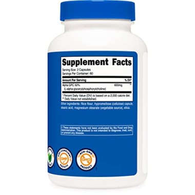 Nutricost Alpha GPC Non-GMO and Gluten Free - B076XNXLR2
