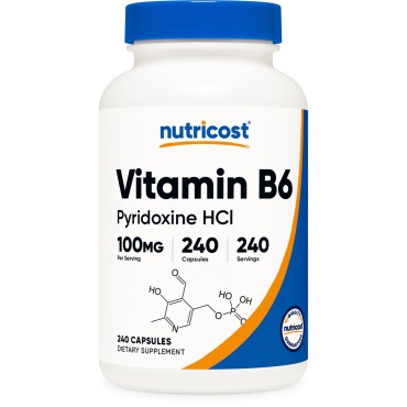 Nutricost Vitamin B6 Pyridoxine - B01IJ32F34