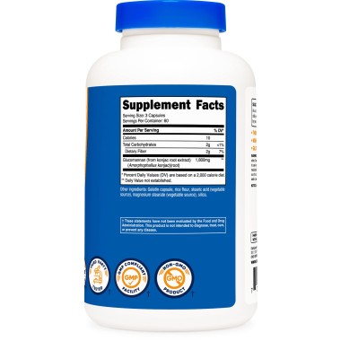 Nutricost Glucomannan Konjac Root Extract - B01HQZB4K6