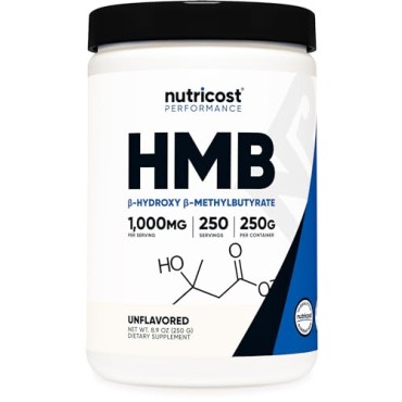 Nutricost HMB (Beta-Hydroxy Beta-Methylbutyrate) - B07LHCB9FN