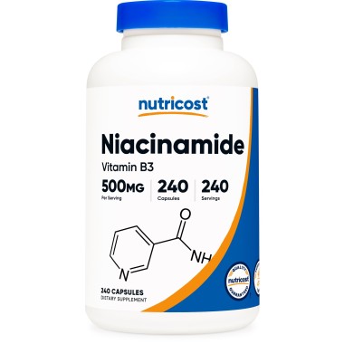 Nutricost Niacinamide (Vitamin B3) GMO-free Gluten-free - B01M9GIV8S