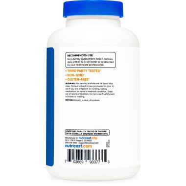 Nutricost Niacinamide (Vitamin B3) GMO-free Gluten-free - B01M9GIV8S