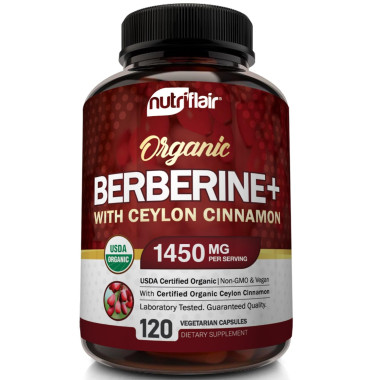 NutriFlair Premium Berberine Organic Ceylon Cinnamon - B07WHQLDM6