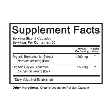 NutriFlair Premium Berberine Organic Ceylon Cinnamon - B07WHQLDM6