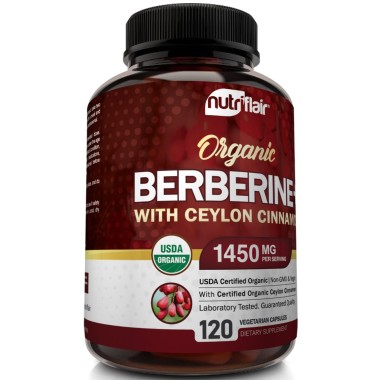 NutriFlair Premium Berberine Organic Ceylon Cinnamon - B07WHQLDM6