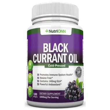 NutriONN Black Currant Oil Promotes Immune System Health - B01FXEM0BY