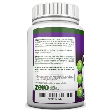 NutriONN Black Currant Oil Promotes Immune System Health - B01FXEM0BY