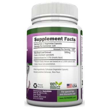 NutriONN Holy Basil (Tulsi) Leaf Extract - B07KFK4VR9