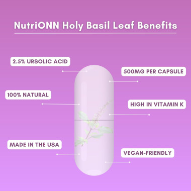 NutriONN Holy Basil (Tulsi) Leaf Extract - B07KFK4VR9