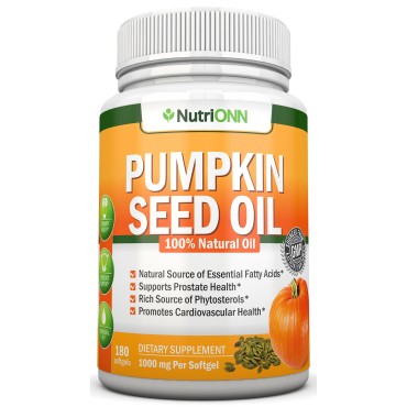 NutriONN Pumpkin Seed Oil 100% Natural - B017BT2BAO
