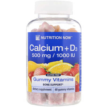 Nutrition Now Calcium + D3 Gummy Vitamins - 