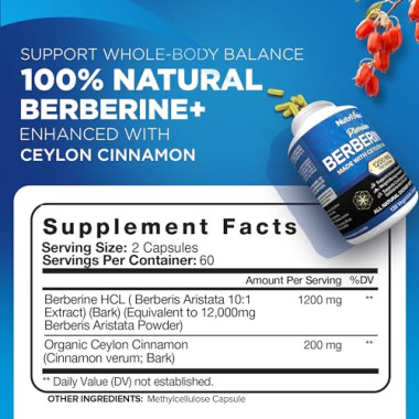 Nutrivein Premium Berberine Extra Strenght - B07S5H5BDN