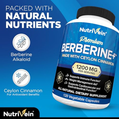 Nutrivein Premium Berberine Extra Strenght - B07S5H5BDN