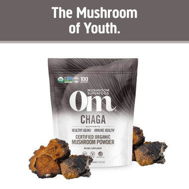 Organic Mushroom Nutrition Chaga Sacred Antioxidants Anti-Aging - B01K4JBQ6S