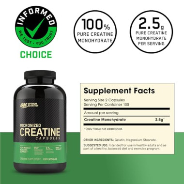 Optimum Nutrition Creatine 2500 caps - B002DYIZGC