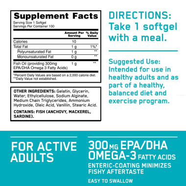 Optimum Nutrition Fish Oil - B003RDGNY4