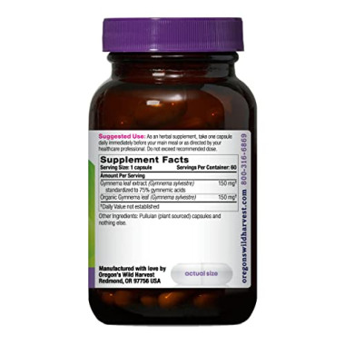 Oregon's Wild Harvest Gymnema Hindi For Destroyer of Sugar - B00016XCFS