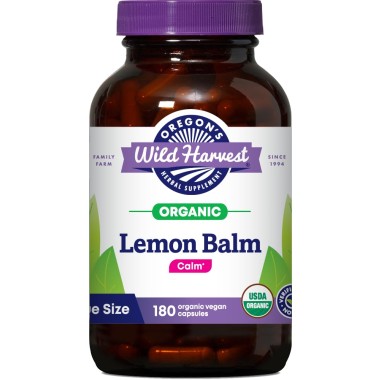 Oregon's Wild Harvest Lemon Balm Organic Herbal Supplement - B007Y8Z92A