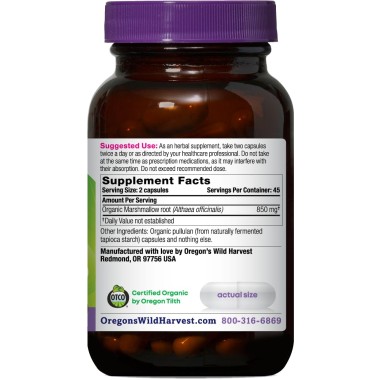 Oregon's Wild Harvest Marshmallow Root Herb Supplement - B007WU5Q3W