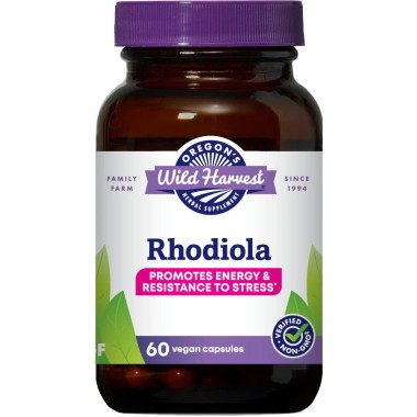 Oregon's Wild Harvest Rhodiola Promotes Energy - B000Q43AEI