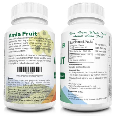Organic Aura Amla - B01A088YM2