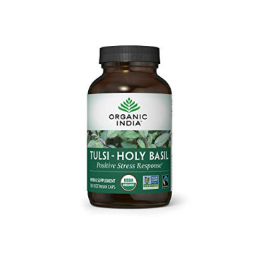 Organic India Holy Basil (Tulsi) Positive Stress Response - B019ET2CQM